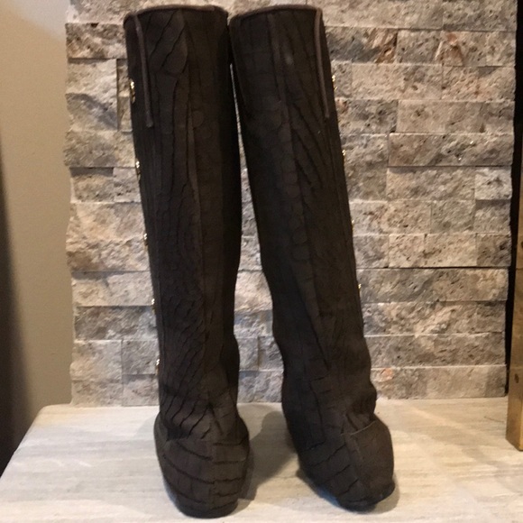 Eileen Turner Leopard Boots (Size 6) - Picture 3 of 6